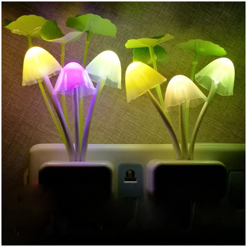 Mushroom LED Light Plug Lamp
