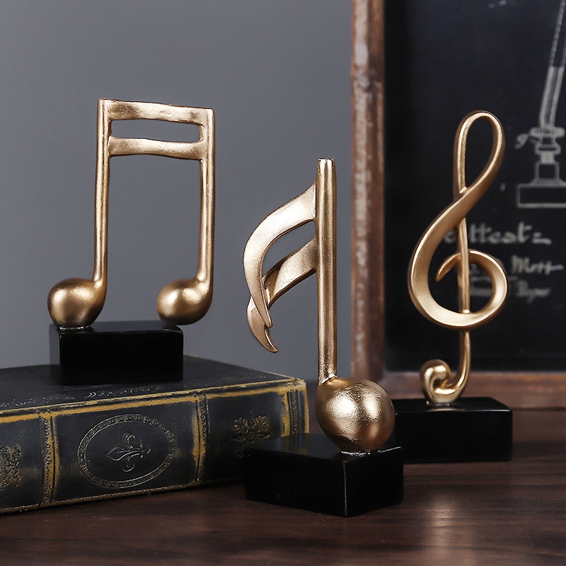 Music Note Decor Resin Ornament Music Note Decor Resin Ornament