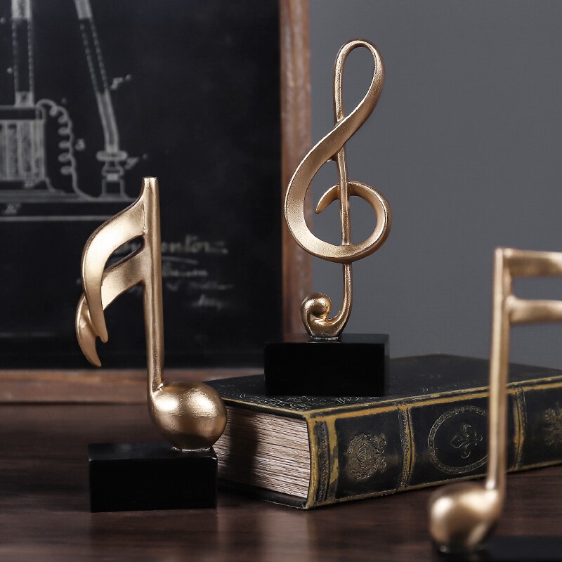 Music Note Decor Resin Ornament