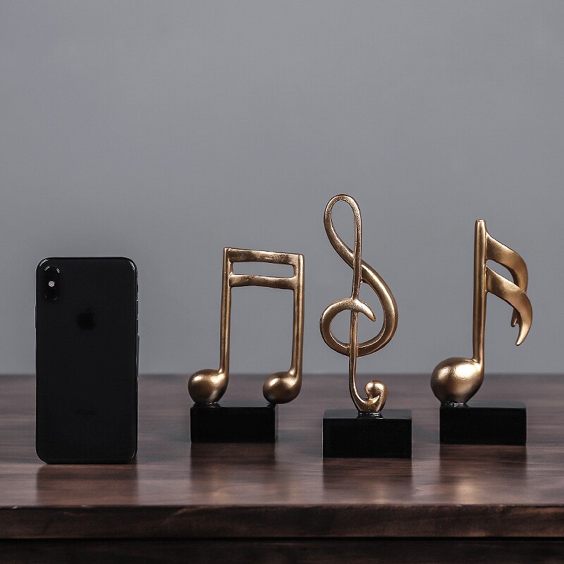 Music Note Decor Resin Ornament
