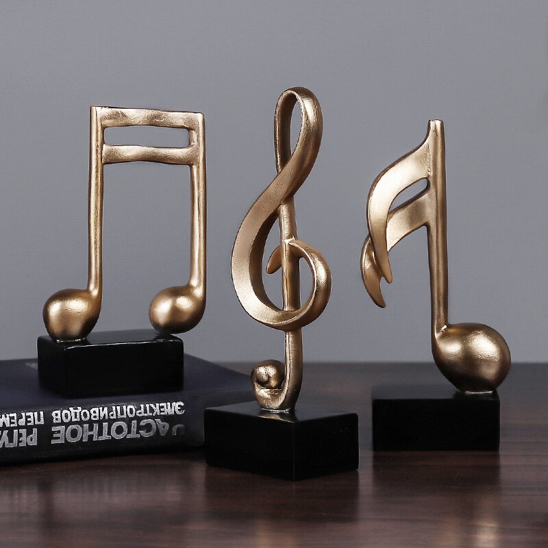 Music Note Decor Resin Ornament