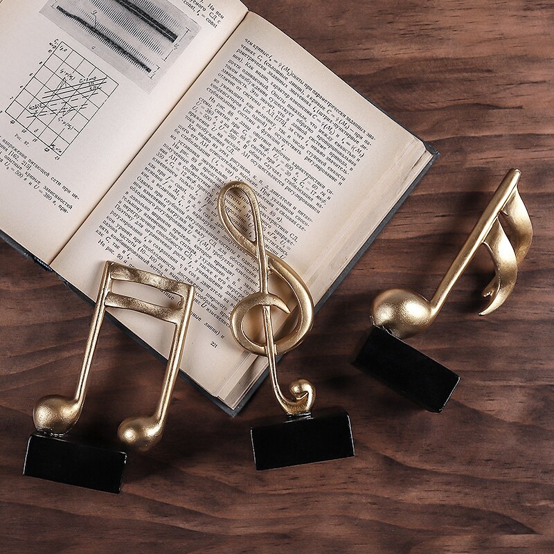 Music Note Decor Resin Ornament