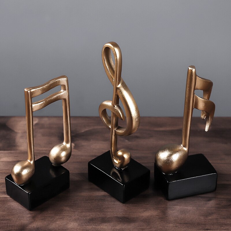 Music Note Decor Resin Ornament