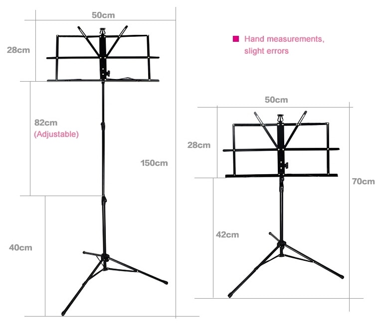 Music Stand Foldable Note Holder Music Stand Foldable Note Holder