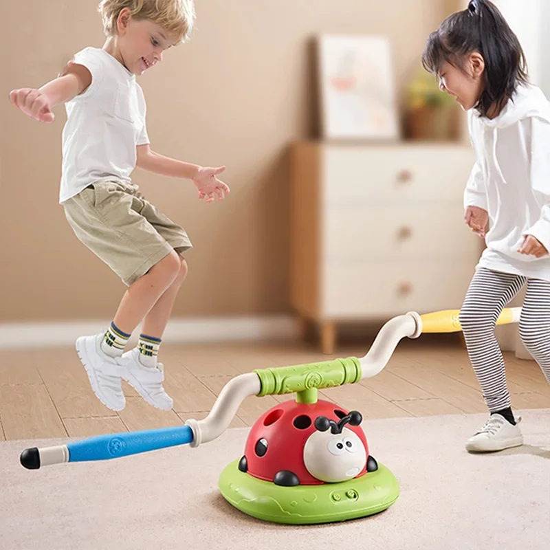 Musical Jump Sports Toys 5 in 1 Toss Ring Game Toy and Shooting Launcher for Kids Ladybug Multifunction Outdoor Machine Musical Jump Sports Toys 5 in 1 Toss Ring Game Toy and Shooting Launcher for Kids Ladybug Multifunction Outdoor Machine