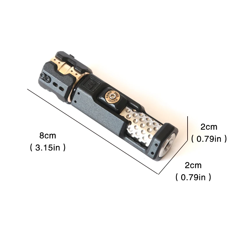 Musketeers Gun Bolt Type Fidget Spinner EDC Haptic Slider Metal Fidget Toys ADHD Tool Adult Stress Relief Toys Office