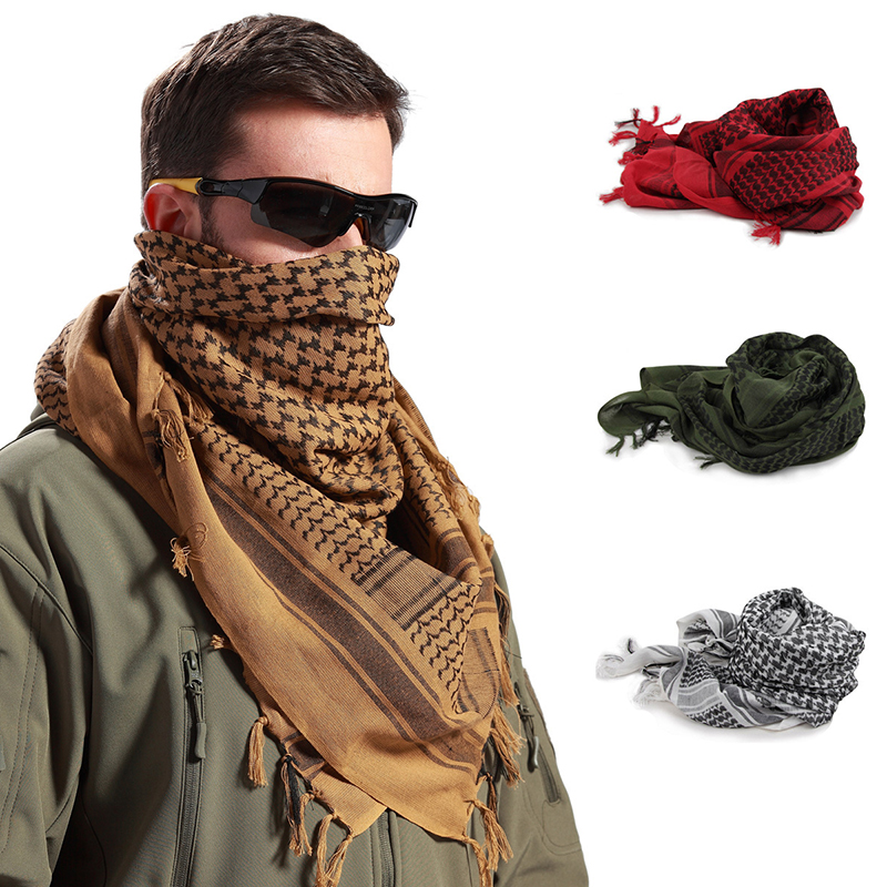 Muslim Hijab Tactical Desert Arab Scarves Winter Windy Military Windproof Hiking Scarf
