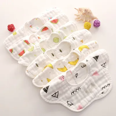 Muslin Bib Cotton Gauze Bib