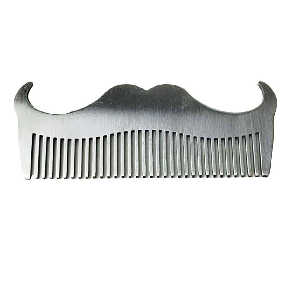 Mustache Comb Stainless Grooming Comb Mustache Comb Stainless Grooming Comb