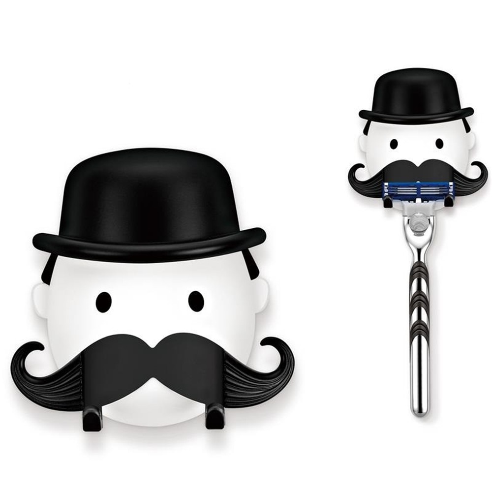 Mustache Man Shaver Holder for Shower Mustache Man Shaver Holder for Shower