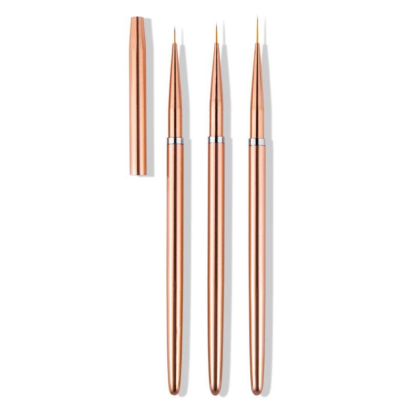 Nail Art Liner Brushes Manicure Tool (3 pcs) Nail Art Liner Brushes Manicure Tool (3 pcs)