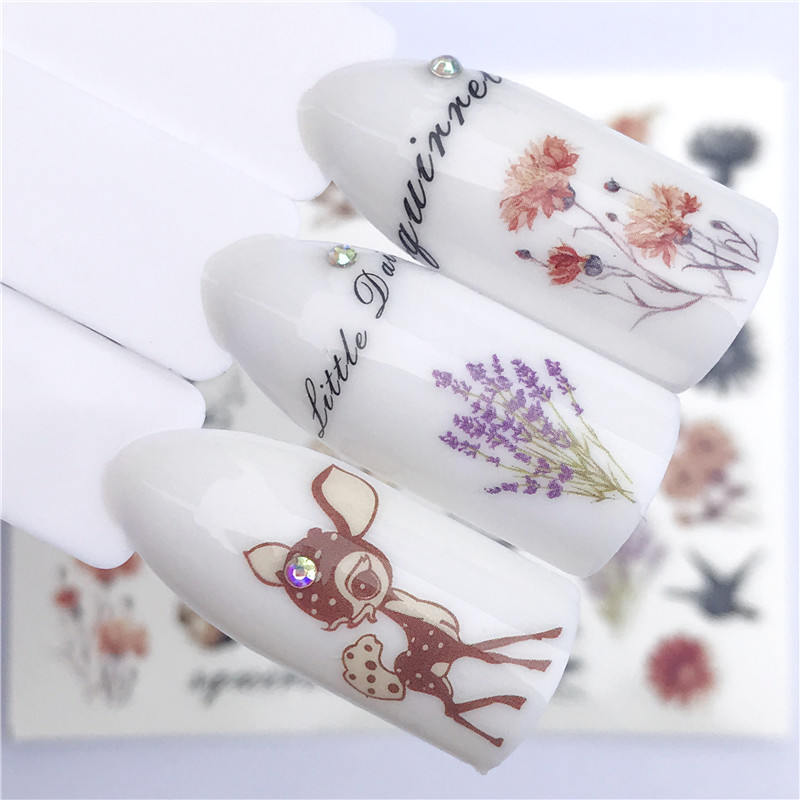 Nail Art Stickers Single Sheet