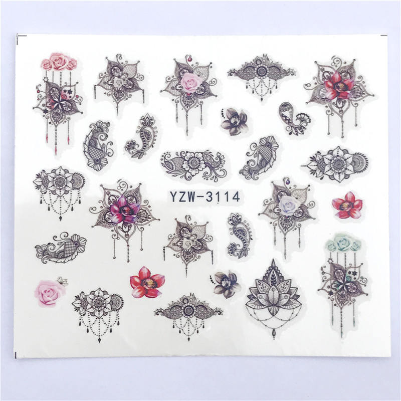 Nail Art Stickers Single Sheet