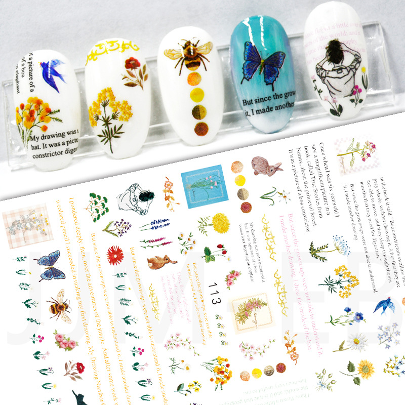 Nail Art Sunflower Nail Stickers Nail Art Sunflower Nail Stickers