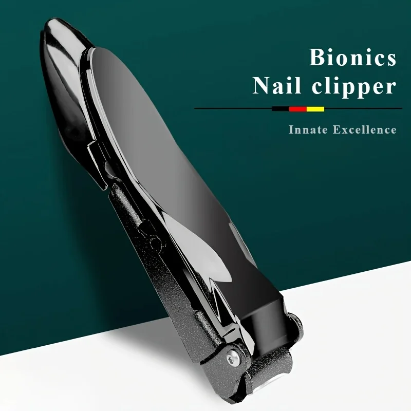 Nail Clippers for Men with Catcher -Sharp Heavy Duty Self-Collecting Nail Cutters with Ergonomic Lever Keep Fingernails Nail Clippers for Men with Catcher -Sharp Heavy Duty Self-Collecting Nail Cutters with Ergonomic Lever Keep Fingernails