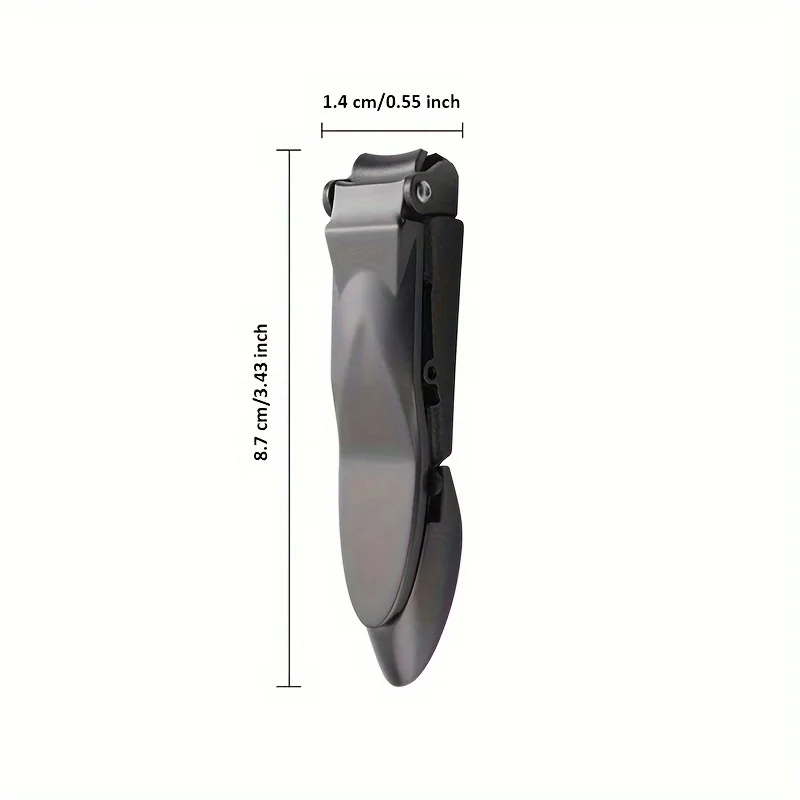Nail Clippers for Men with Catcher -Sharp Heavy Duty Self-Collecting Nail Cutters with Ergonomic Lever Keep Fingernails Nail Clippers for Men with Catcher -Sharp Heavy Duty Self-Collecting Nail Cutters with Ergonomic Lever Keep Fingernails