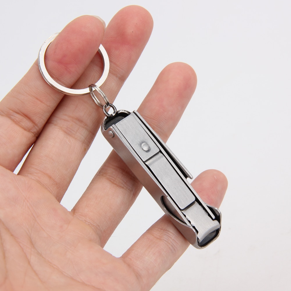 Nail Cutter Bottle Opener Key Chain