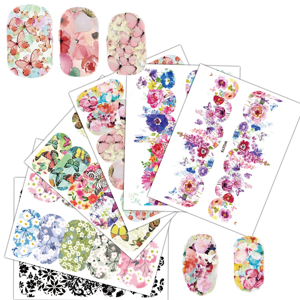 Nail Decals 25 Sheets Art Stickers Nail Decals 25 Sheets Art Stickers