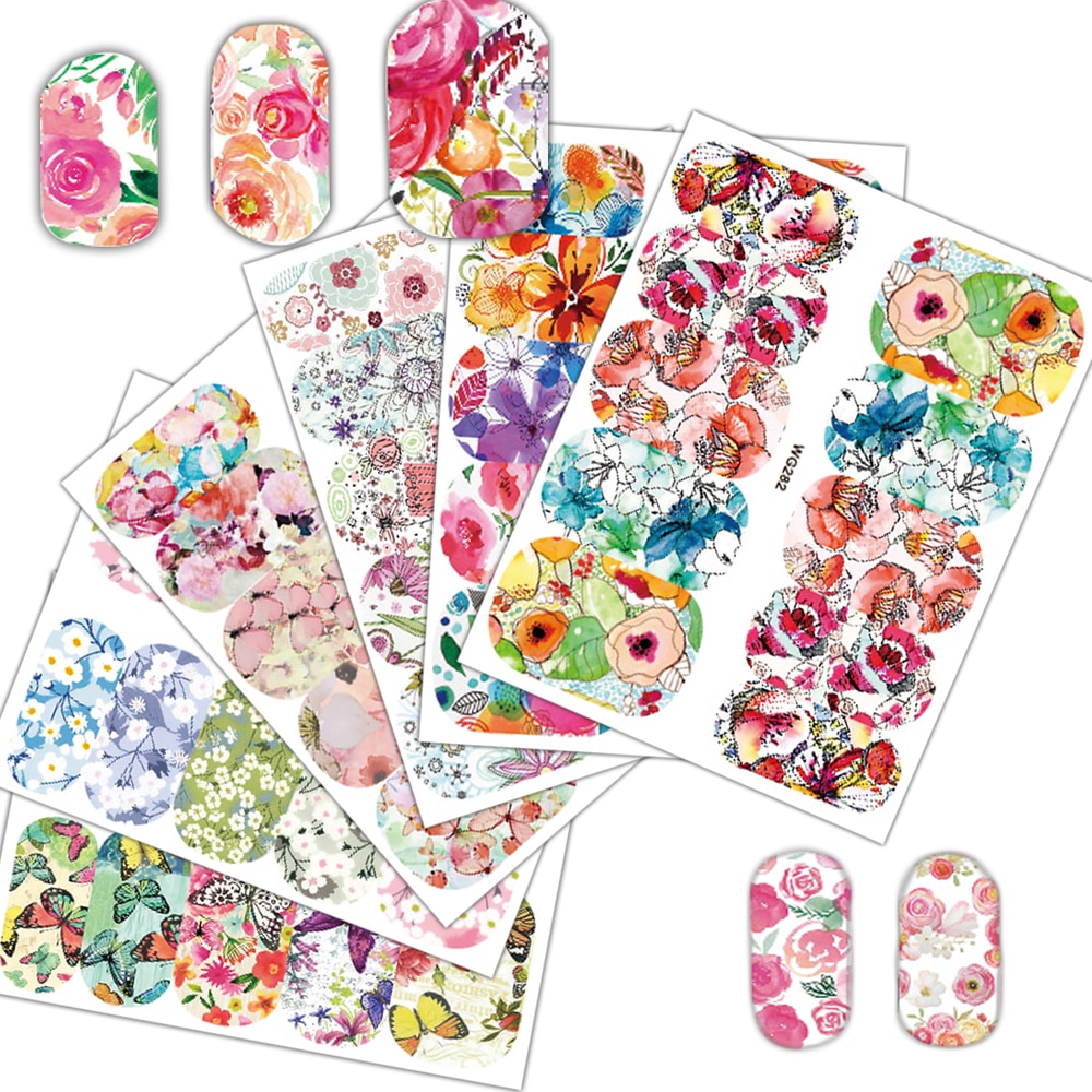 Nail Decals 25 Sheets Art Stickers Nail Decals 25 Sheets Art Stickers