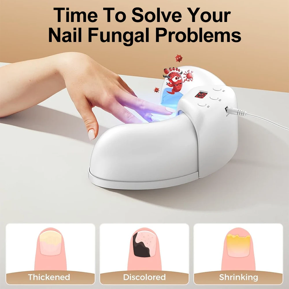 Nail Laser Fungus Device for Multiple Toenails & fingernails Nail Repair Solution for Damaged and Discolored Nails for