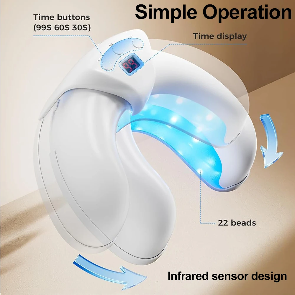 Nail Laser Fungus Device for Multiple Toenails & fingernails Nail Repair Solution for Damaged and Discolored Nails for