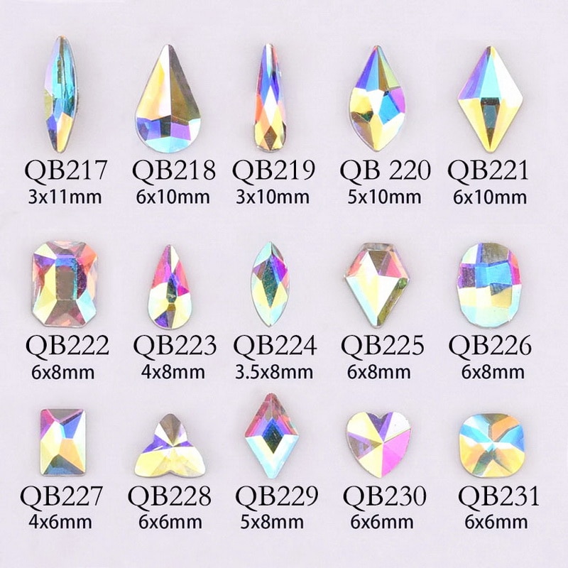 Nail Rhinestones Nail Art Set (20pcs)