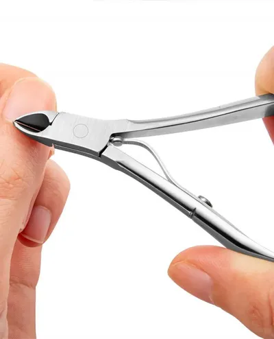Nail Scissors Silver Stainless Steel Nail Cuticle Nipper Dead Skin Removal Product Manicure Dead Skin Scissors