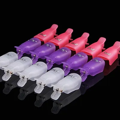Nail Soak Off Clips for Gel Manicure (10 pcs) Nail Soak Off Clips for Gel Manicure (10 pcs)