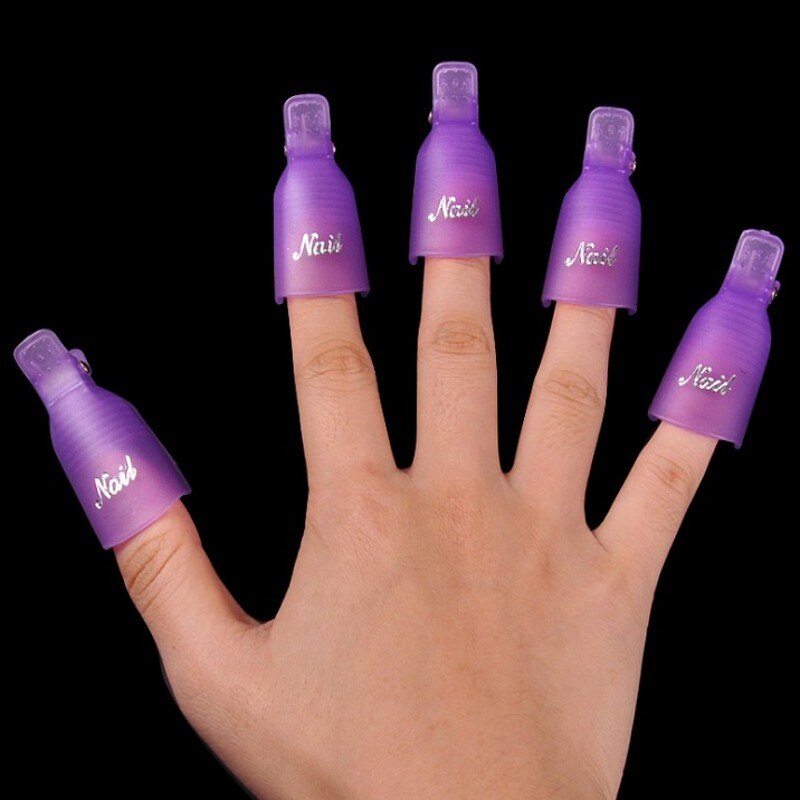 Nail Soak Off Clips for Gel Manicure (10 pcs) Nail Soak Off Clips for Gel Manicure (10 pcs)