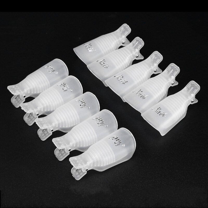 Nail Soak Off Clips for Gel Manicure (10 pcs) Nail Soak Off Clips for Gel Manicure (10 pcs)