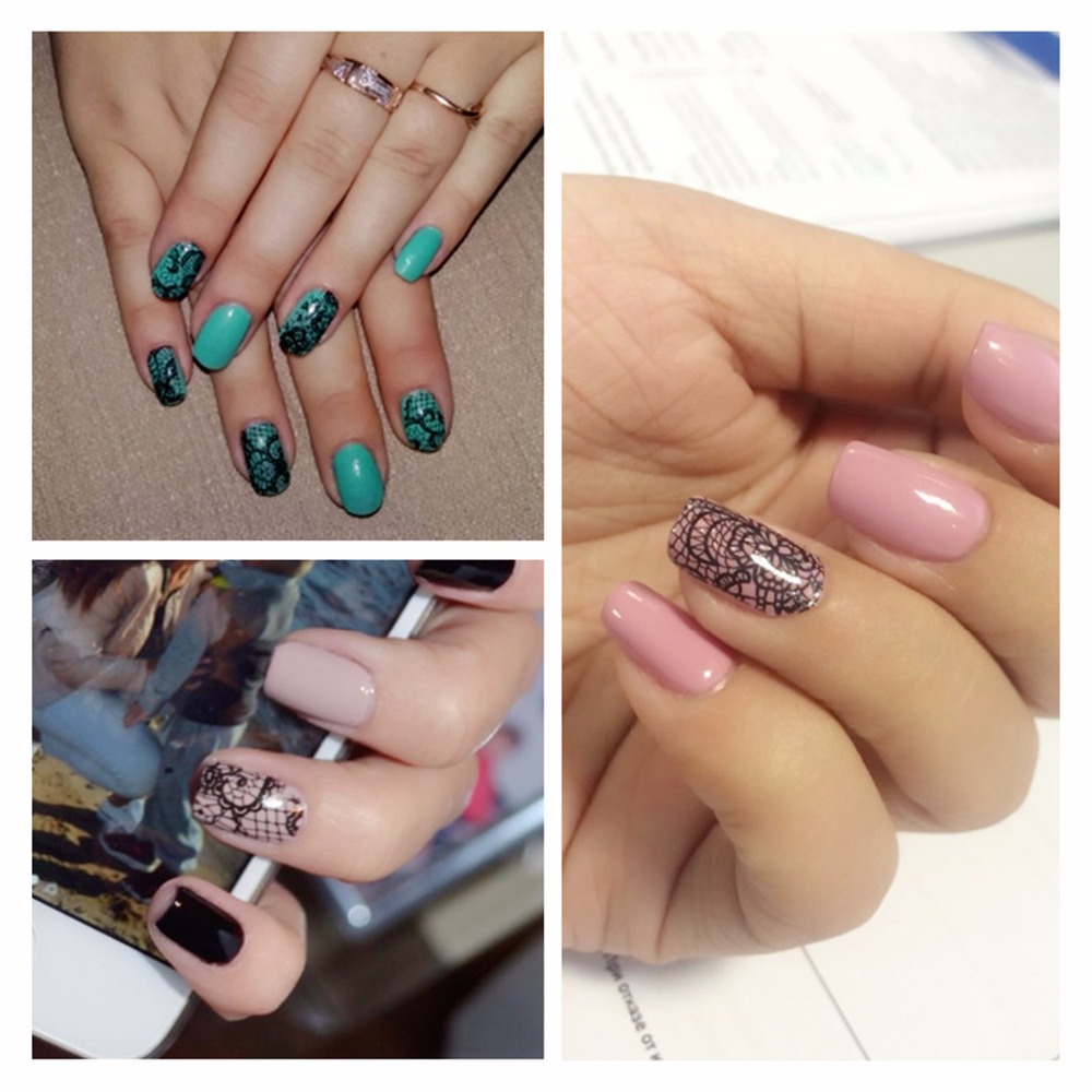 Nail Tattoo Lace Flower Designs Nail Tattoo Lace Flower Designs