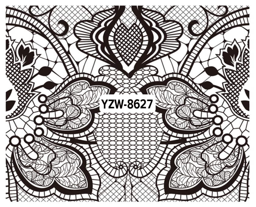 Nail Tattoo Lace Flower Designs Nail Tattoo Lace Flower Designs