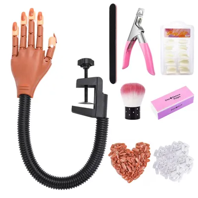 Nail Training Practice Hand with Accessories Nail Training Practice Hand with Accessories