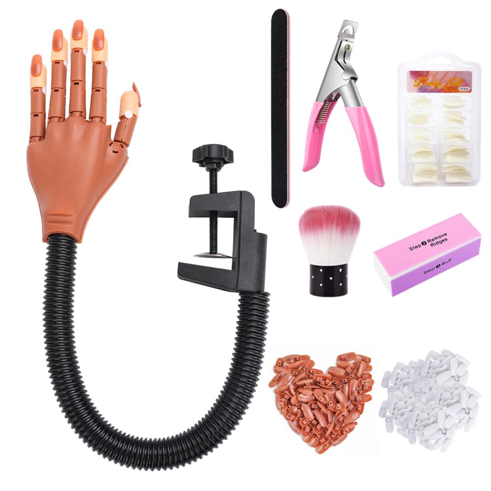 Nail Training Practice Hand with Accessories