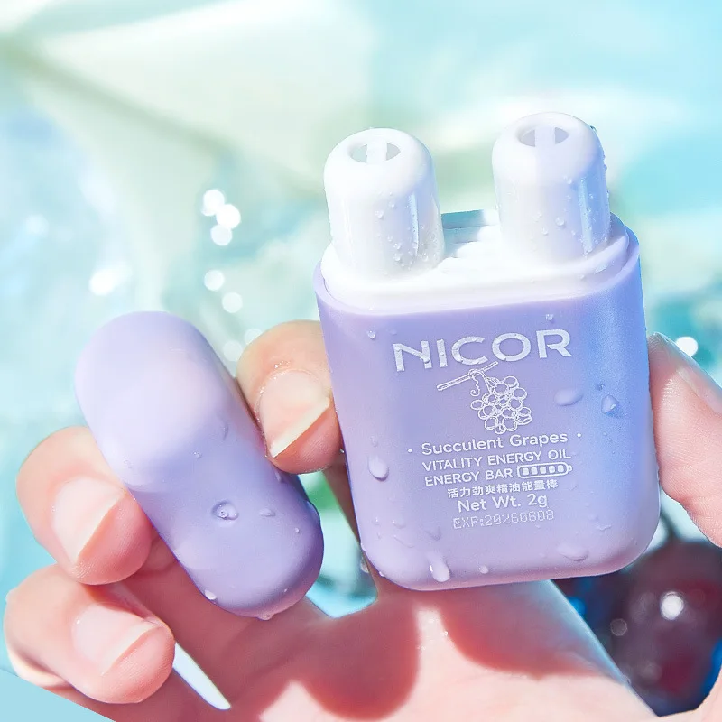 Nasal Inhaler Mint Nasal Essential Oil Menthol Inhaler Relieve Rhinitis Fatigue Refreshing Artifact Thailand