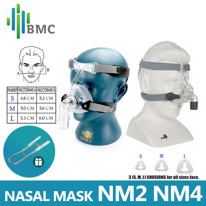 Nasal Mask CPAP Mask Sleep Mask with Headgear S/M/L Different Size Suitable For CPAP Machine Connect Hose Nasal Mask CPAP Mask Sleep Mask with Headgear S/M/L Different Size Suitable For CPAP Machine Connect Hose