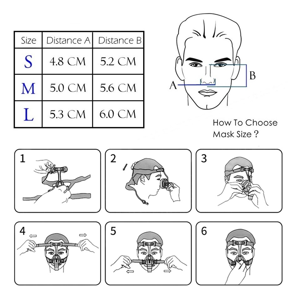 Nasal Mask CPAP Mask Sleep Mask with Headgear S/M/L Different Size Suitable For CPAP Machine Connect Hose Nasal Mask CPAP Mask Sleep Mask with Headgear S/M/L Different Size Suitable For CPAP Machine Connect Hose