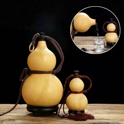 Natural 250ml Gourd Water Bottle