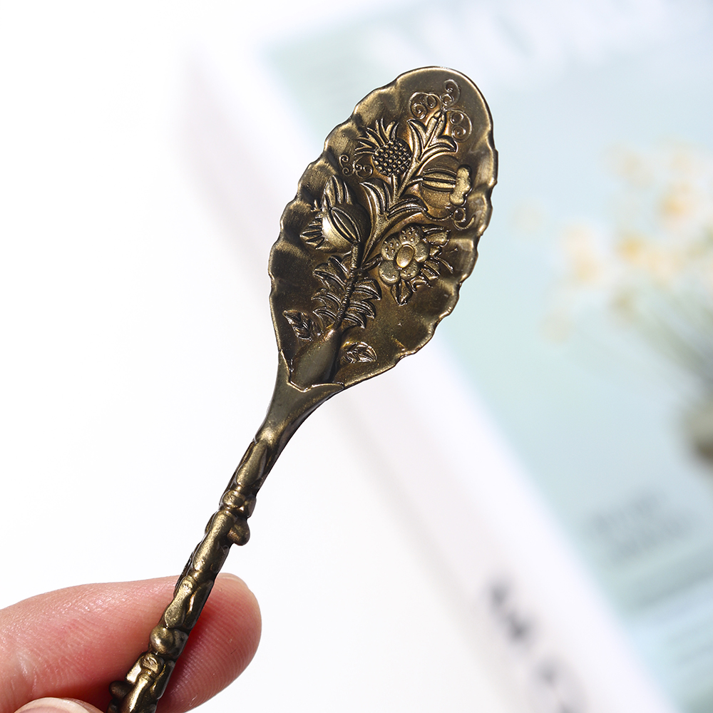 Natural Amethyst Crystal Spoon