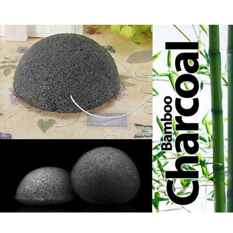 Natural Bamboo Charcoal Konjac Sponge