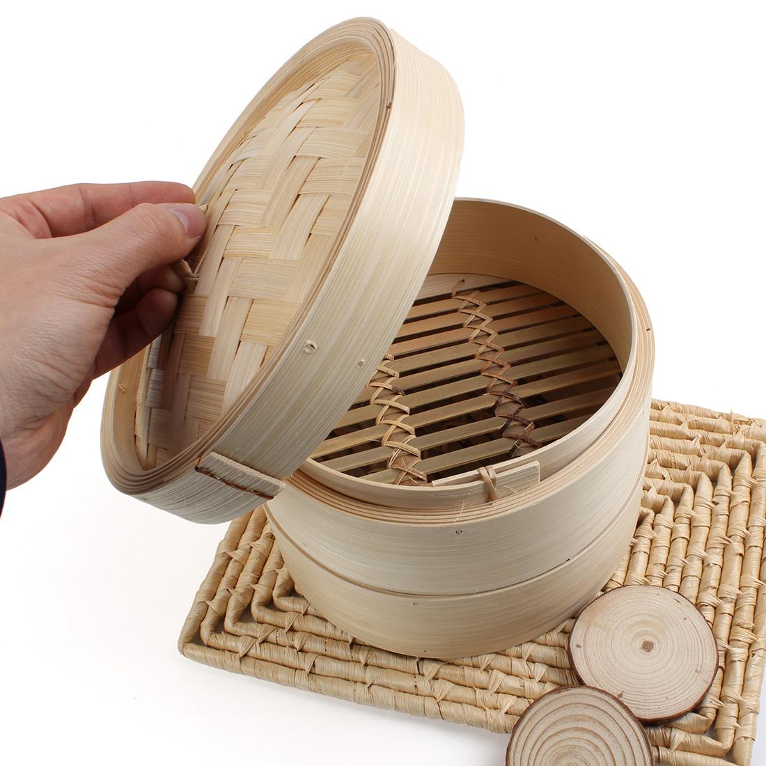 Natural Bamboo Dim Sum Steamer Natural Bamboo Dim Sum Steamer
