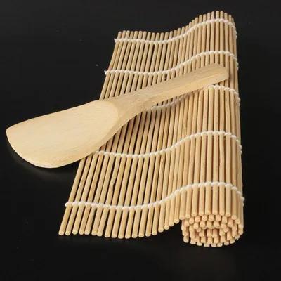 Natural Bamboo Sushi Rolling Mat Natural Bamboo Sushi Rolling Mat