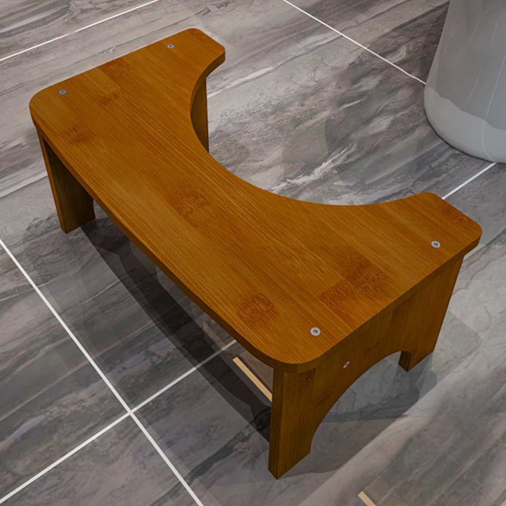Natural Bamboo Toilet Stool