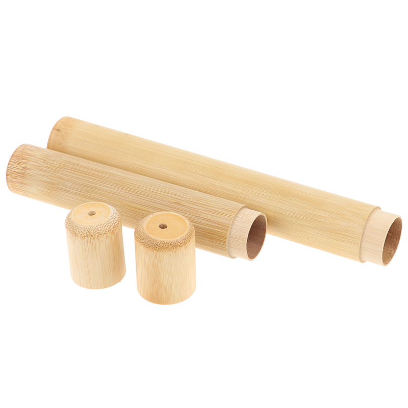 Natural Bamboo Toothbrush Case