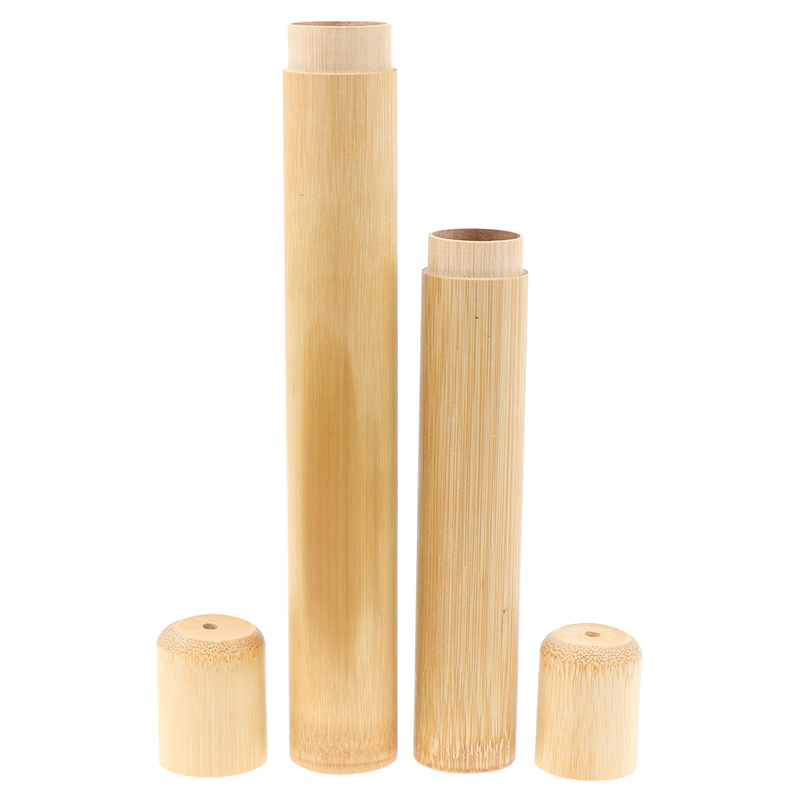 Natural Bamboo Toothbrush Case
