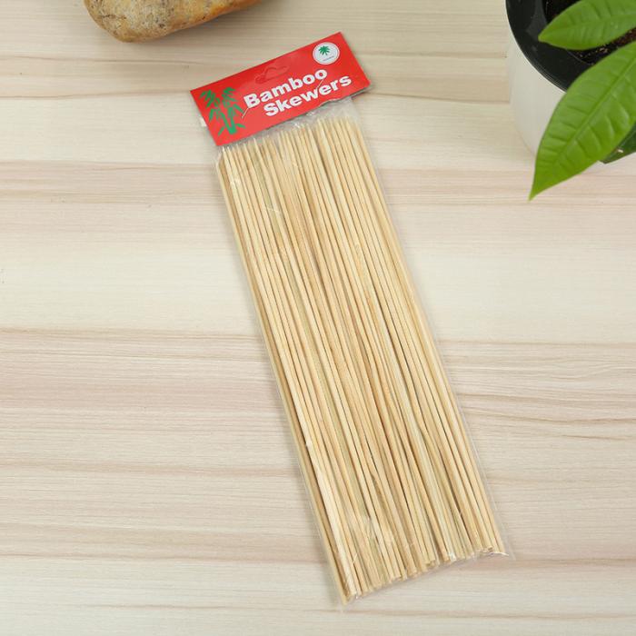 Natural Bamboo Wooden Kebab Skewers (100 pcs)