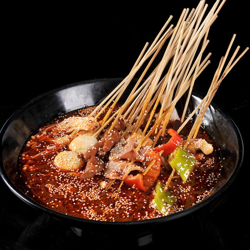 Natural Bamboo Wooden Kebab Skewers (100 pcs)