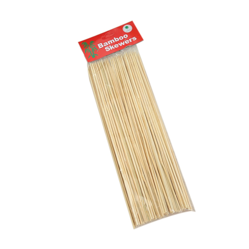 Natural Bamboo Wooden Kebab Skewers (100 pcs)