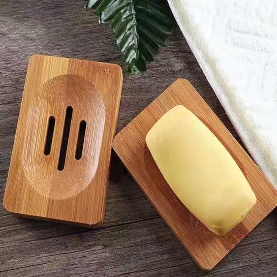 Natural Bamboo Wooden Soap Tray