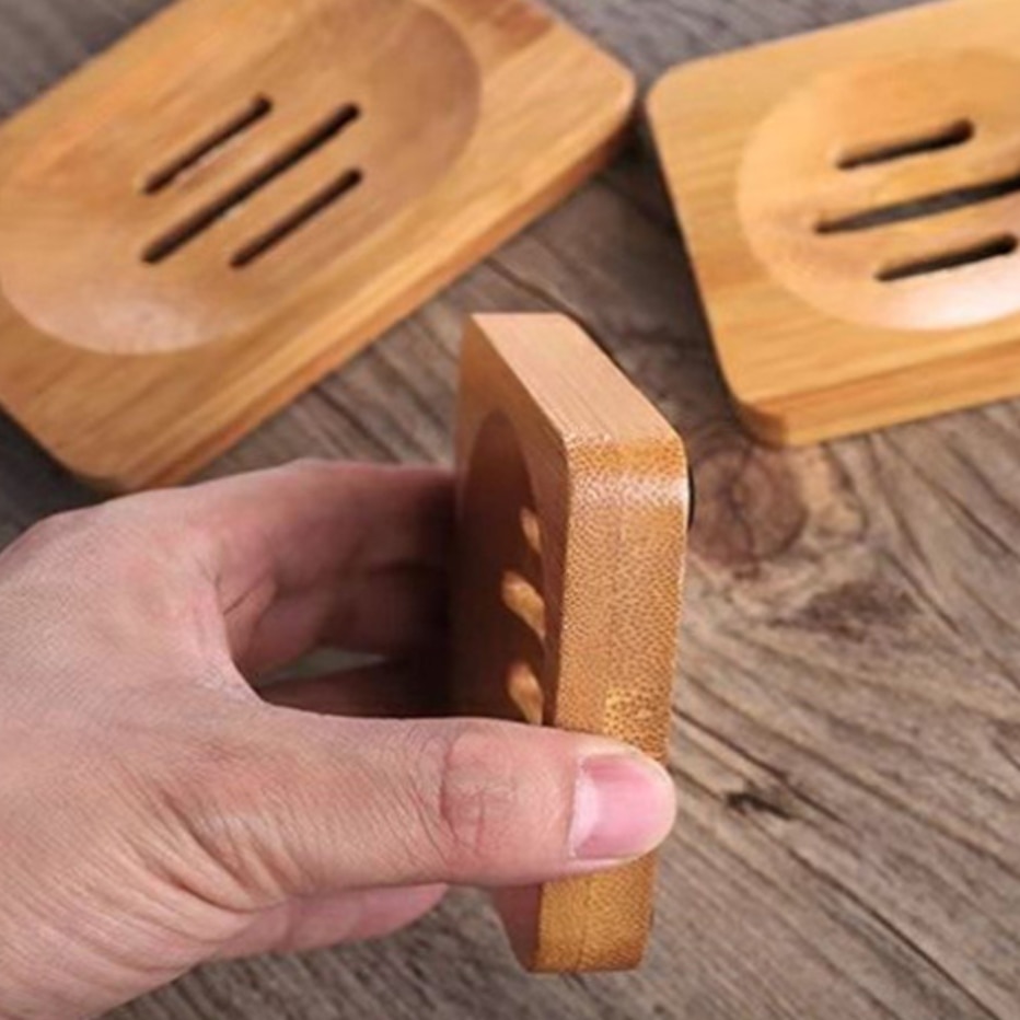 Natural Bamboo Wooden Soap Tray